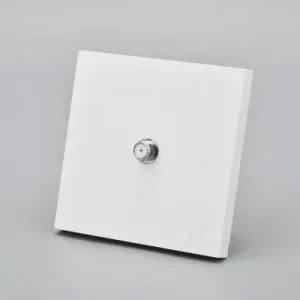 Satellite socket BASIC WHITE