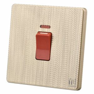 45A switch with neon Piano GOLD