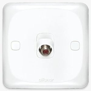 MIRA 1 gang angular satellite socket