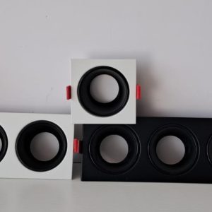 Square frame spot light (single,double and triple),all colour(white,black and wh+bk)